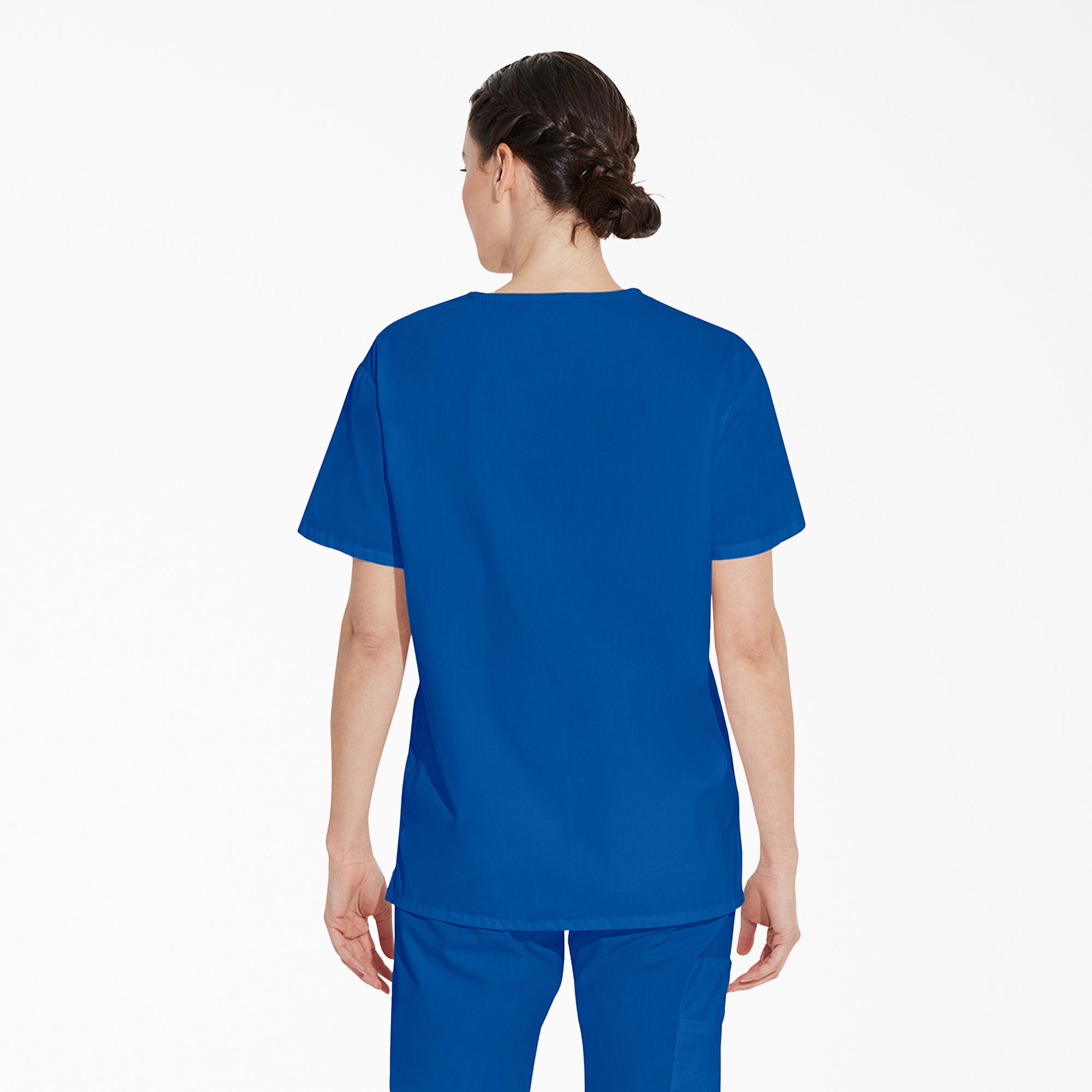 Unisex EDS Signature V-Neck Scrub Top - Image 2