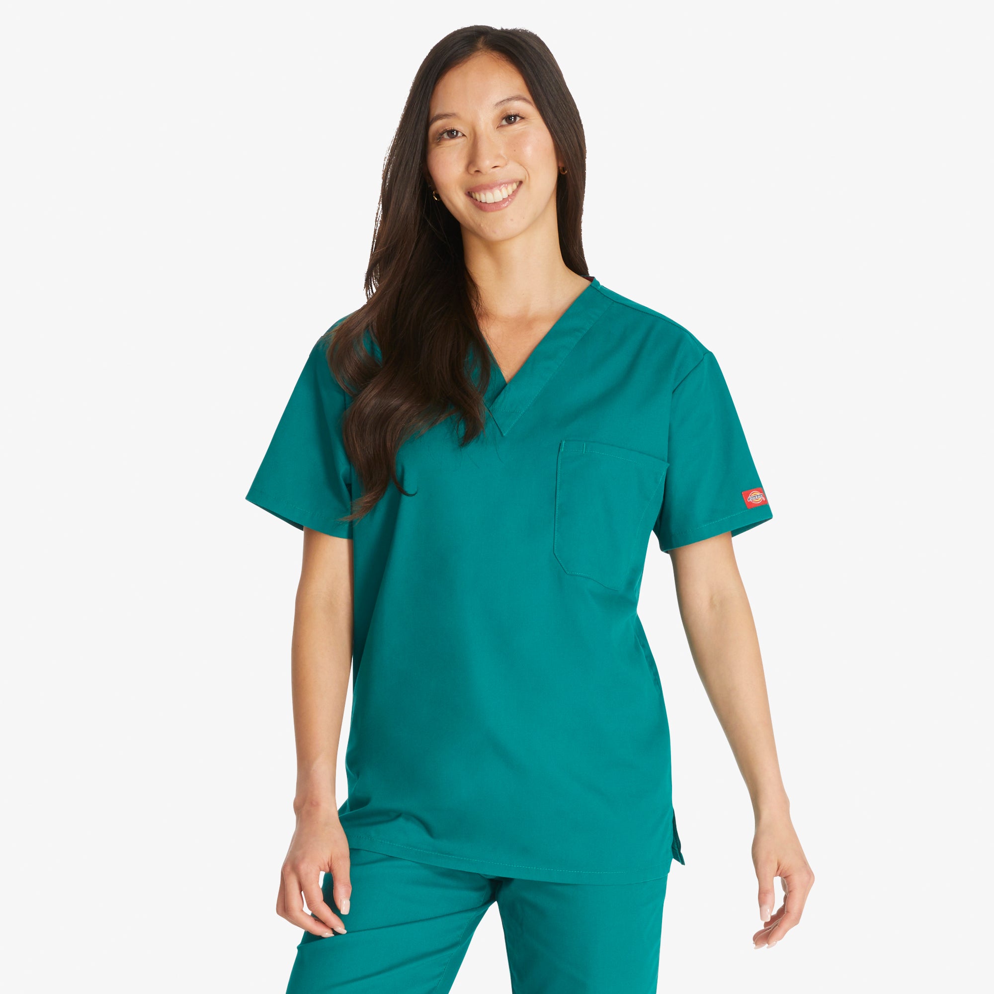 Unisex EDS Signature V-Neck Scrub Top
