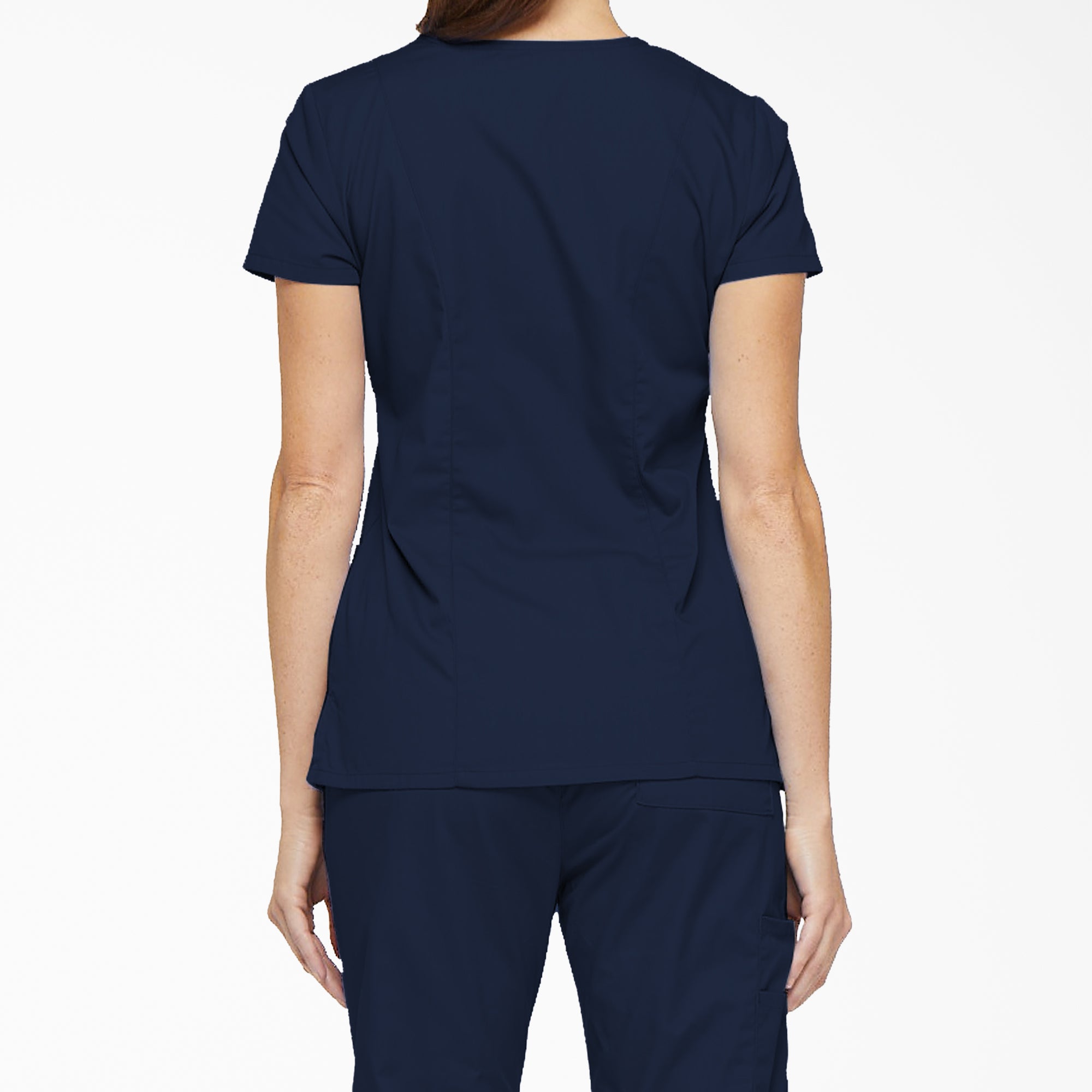 Women's EDS Signature V-Neck Scrub Top - Image 2