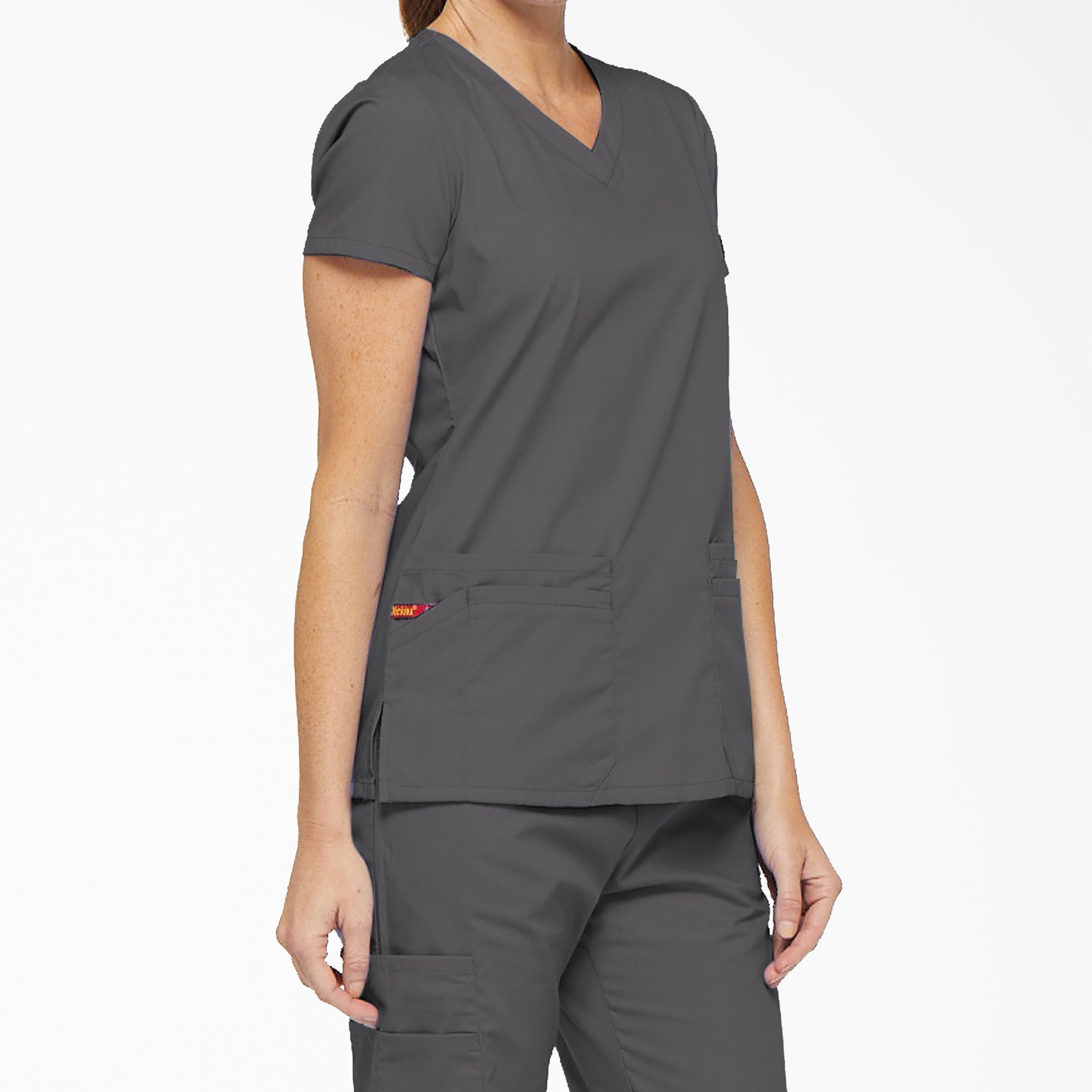 Women's EDS Signature V-Neck Scrub Top - Image 4