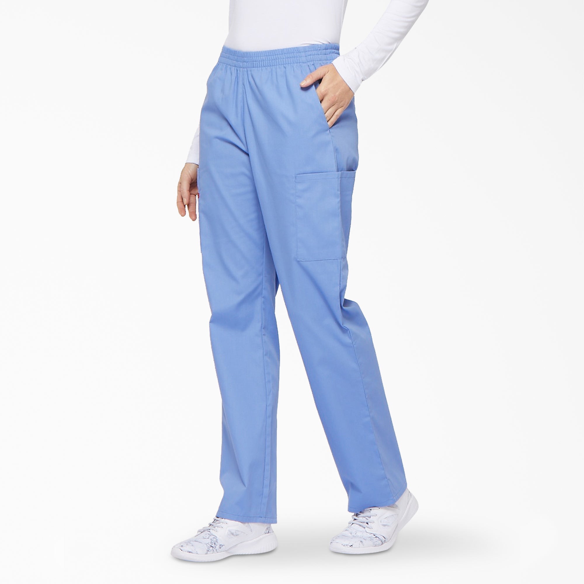 Women's EDS Signature Cargo Scrub Pants - Image 3