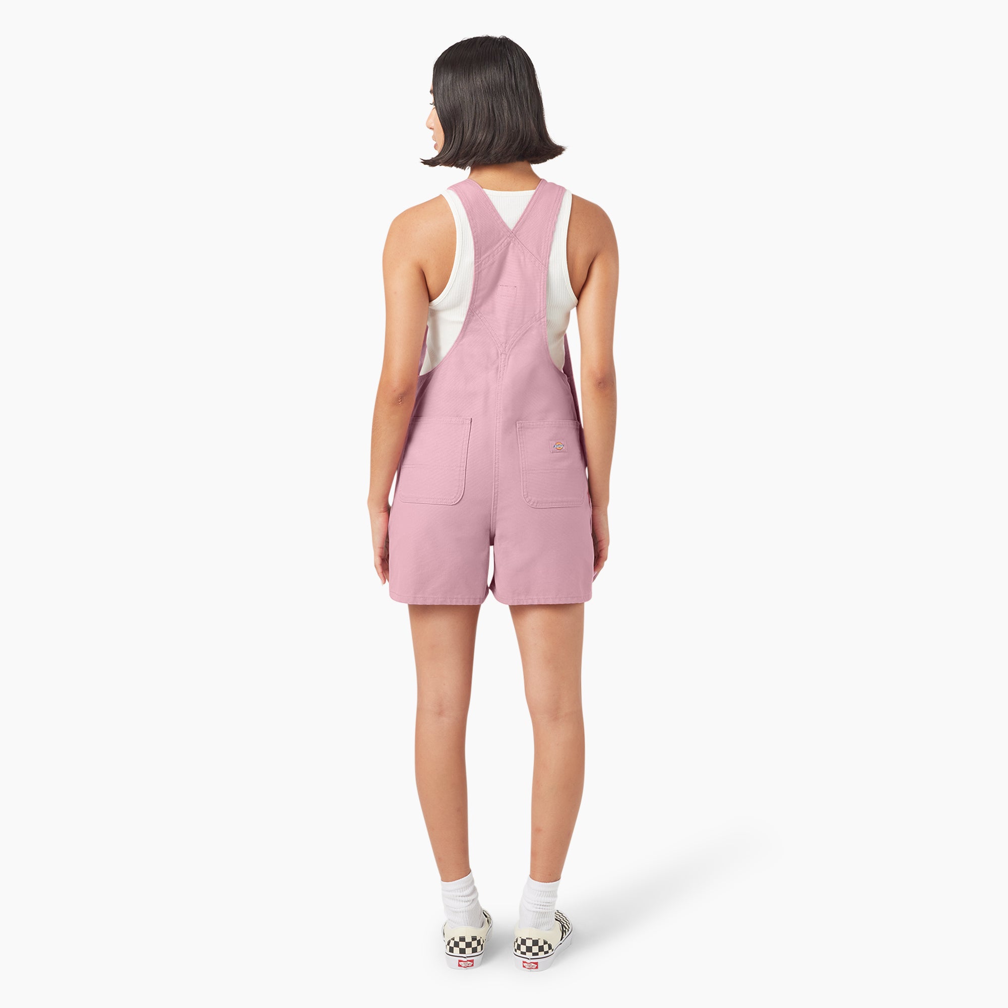 Women's Duck Canvas Bib Shortalls. 4 - Image 2