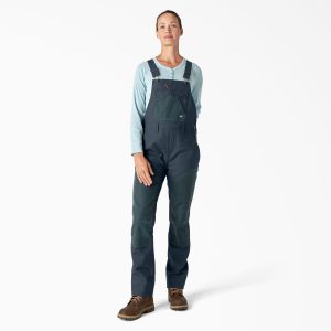 Women's Relaxed Fit Waxed Canvas Bib Overalls