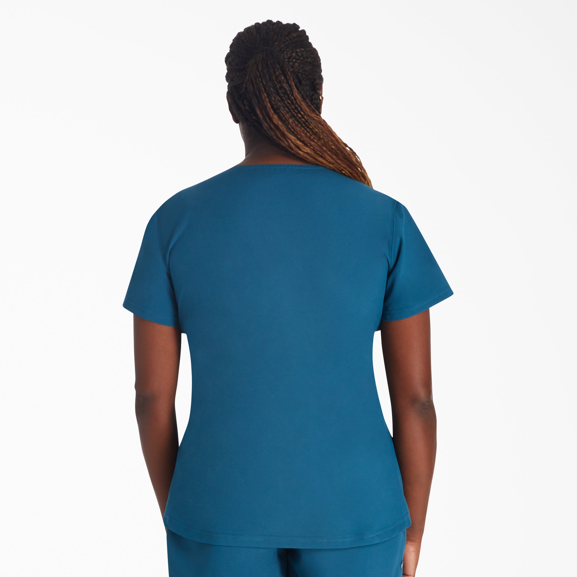 Women's EDS NXT Henley Scrub Top - Image 2