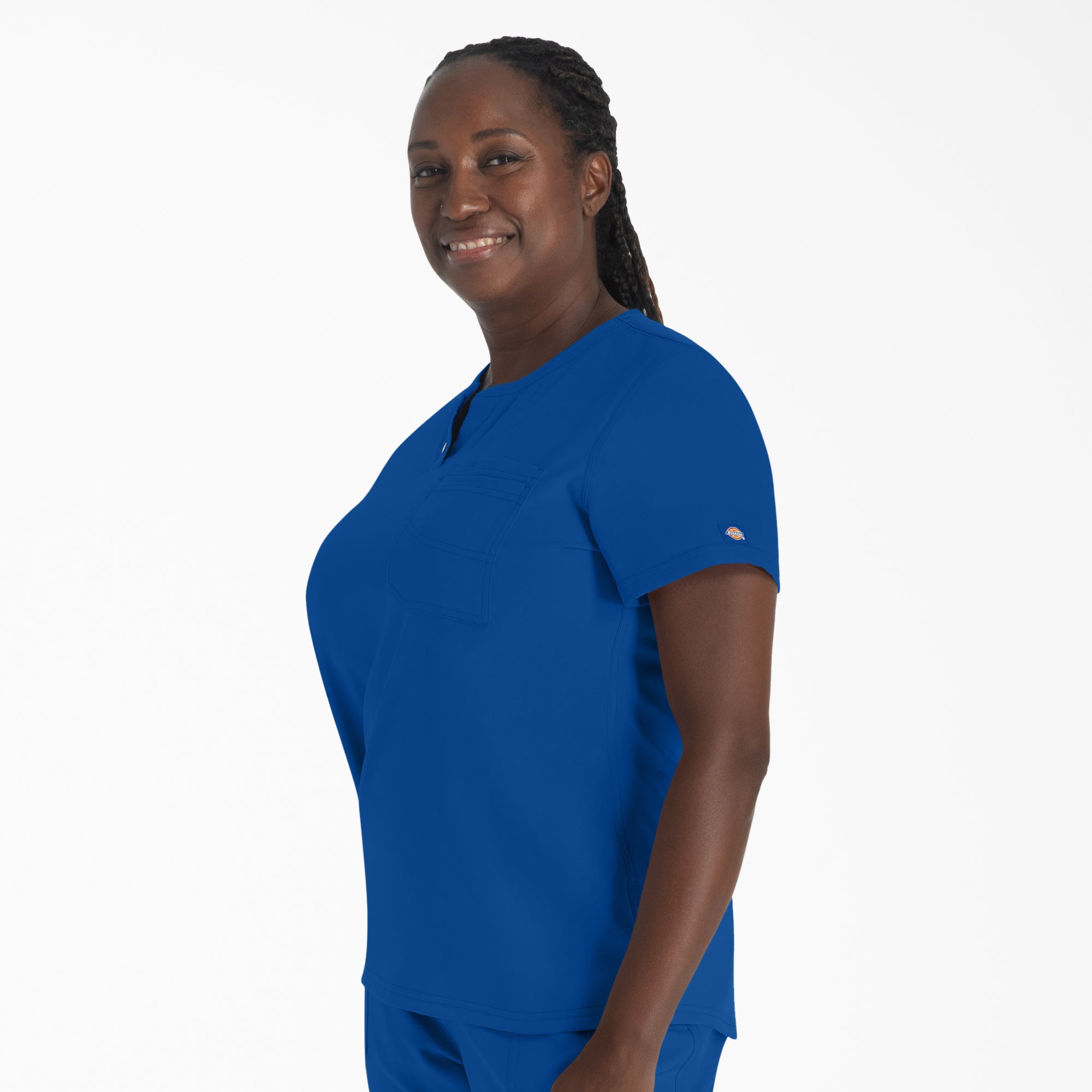 Women's EDS NXT Henley Scrub Top - Image 3