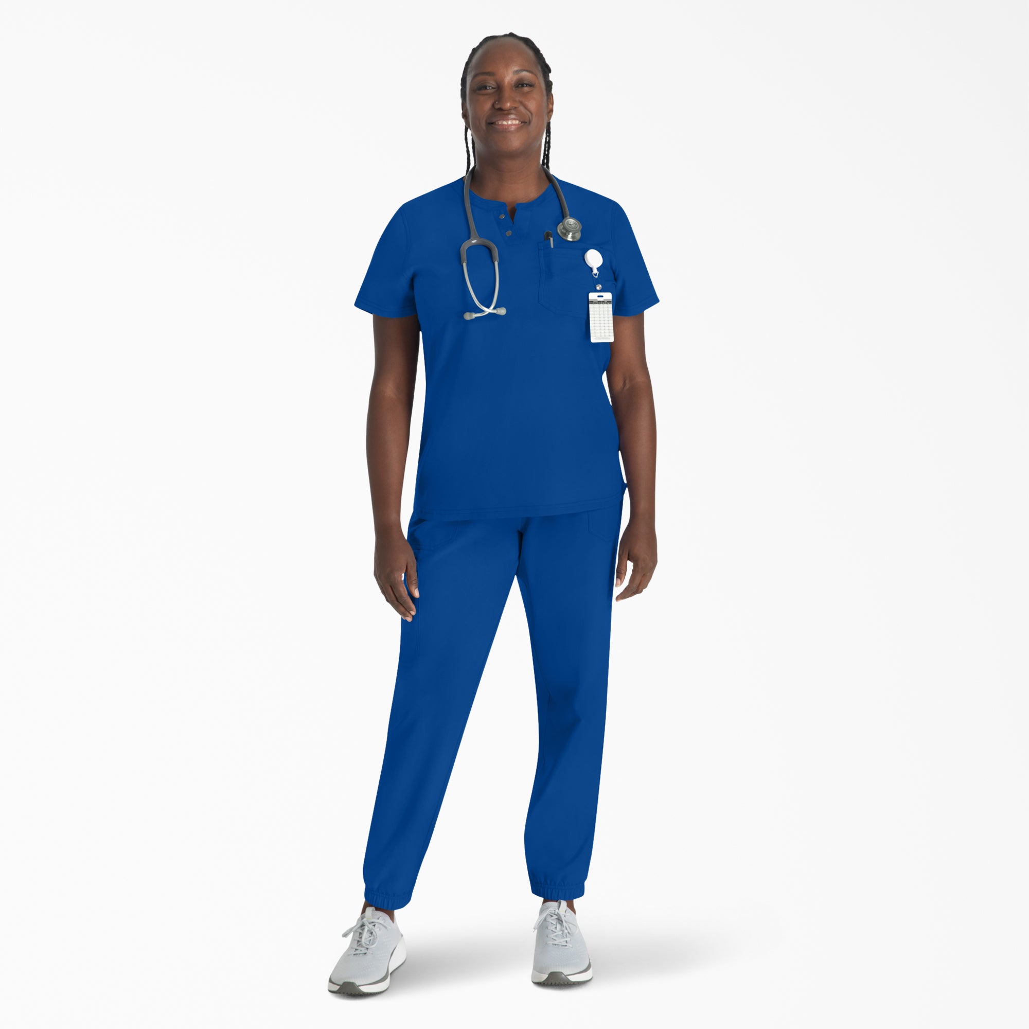 Women's EDS NXT Henley Scrub Top - Image 5