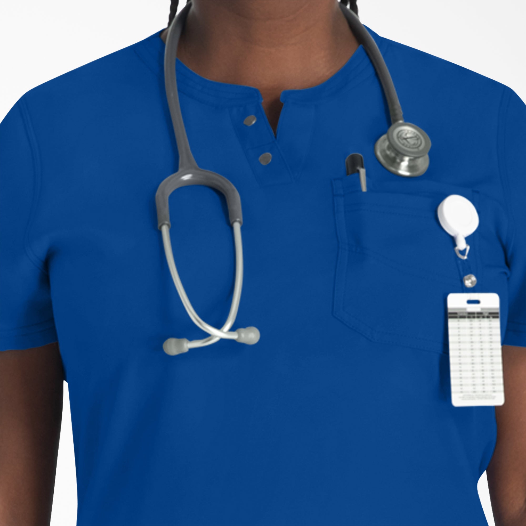 Women's EDS NXT Henley Scrub Top - Image 7