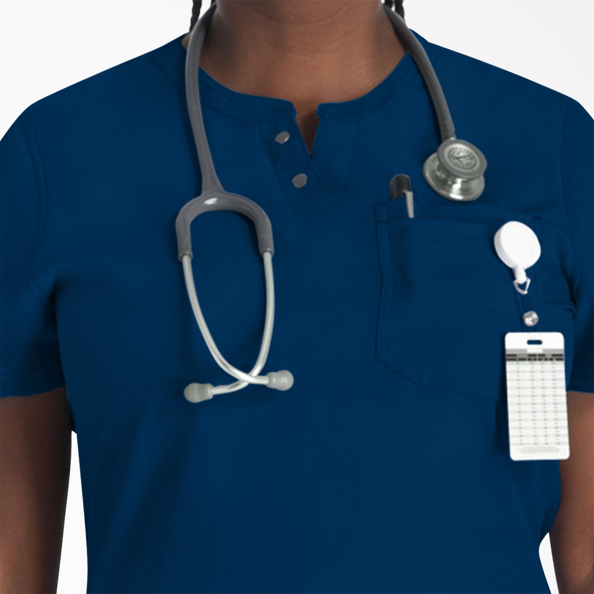 Women's EDS NXT Henley Scrub Top - Image 7