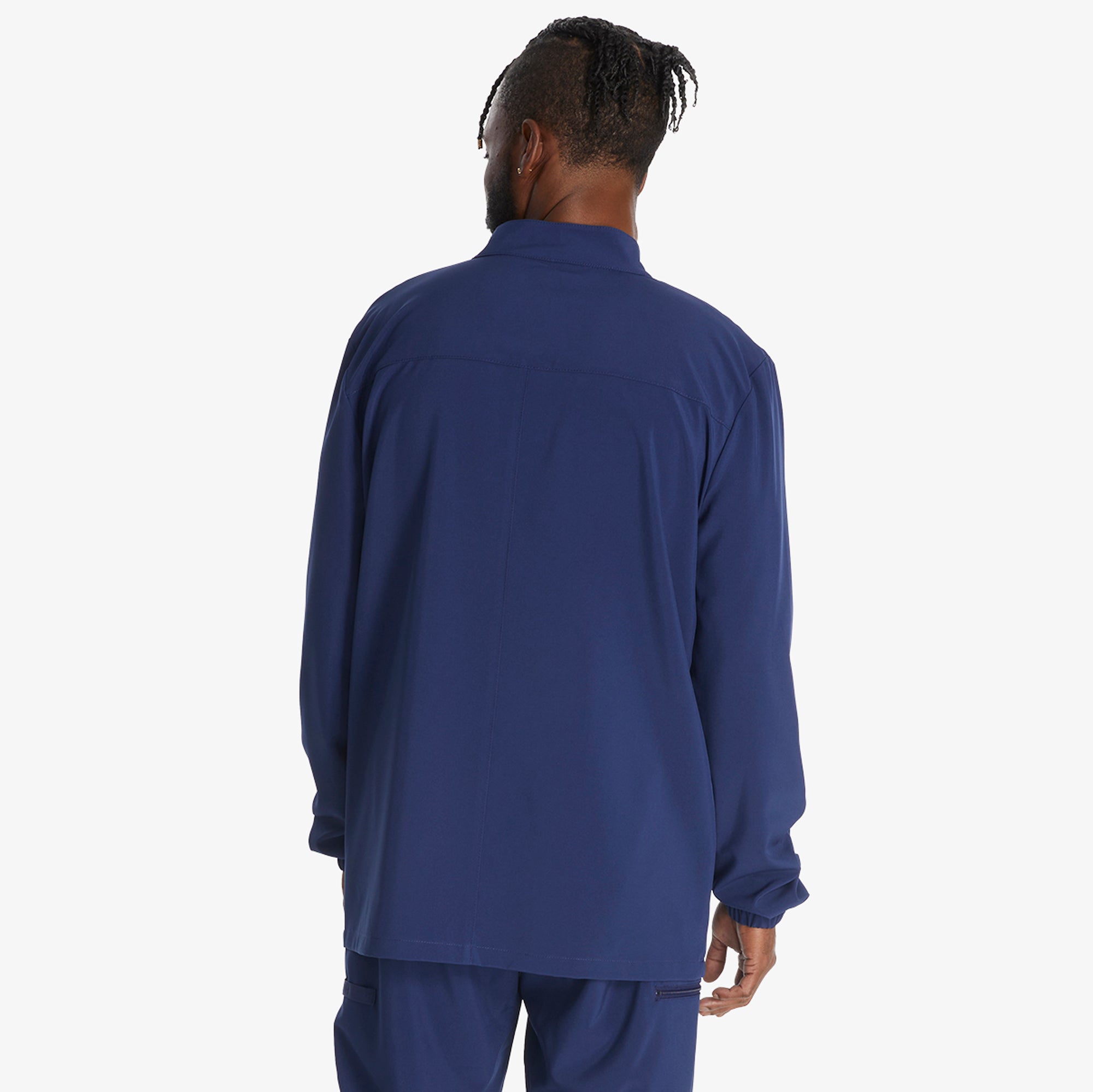 Men's EDS Essentials Zip Front Scrub Jacket - Image 2