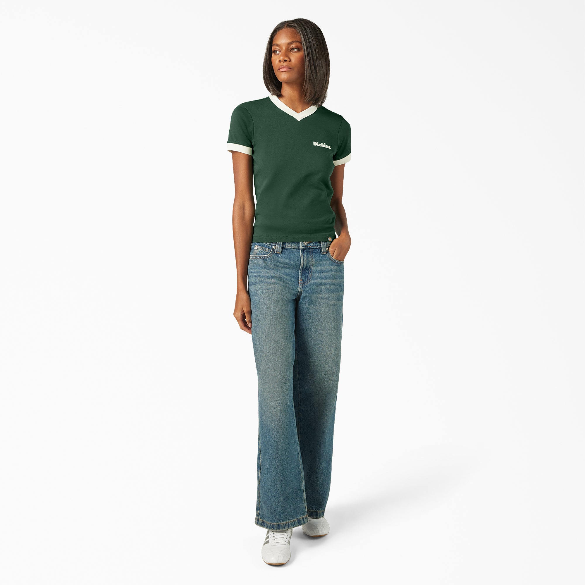 Women's Mechanic Loose Fit Jeans - Image 4