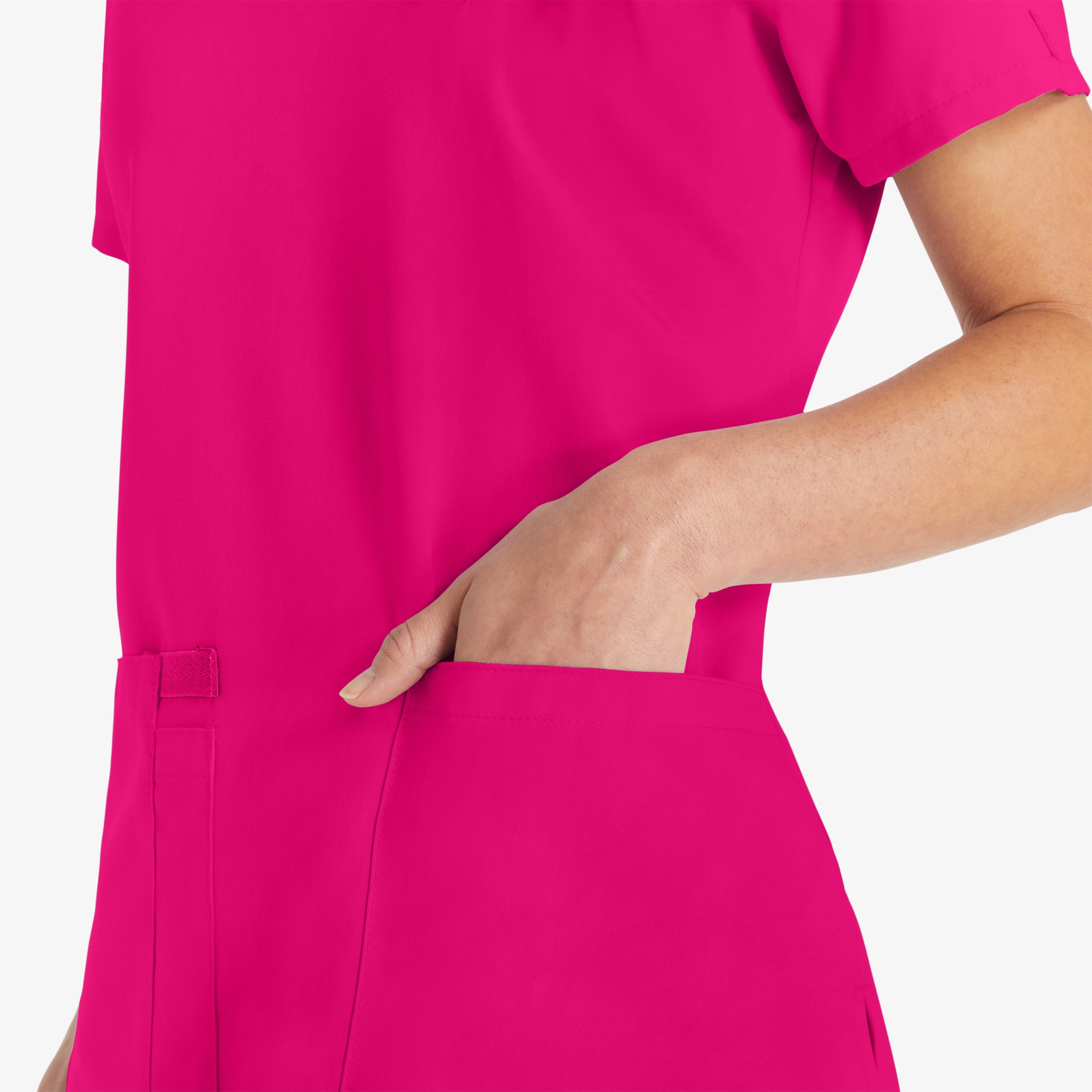 Women's EDS Essentials V-Neck Scrub Top - Image 8