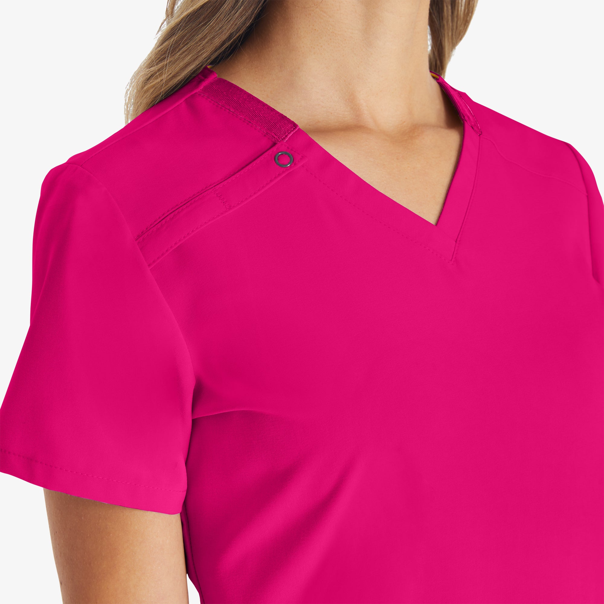 Women's EDS Essentials V-Neck Scrub Top - Image 7