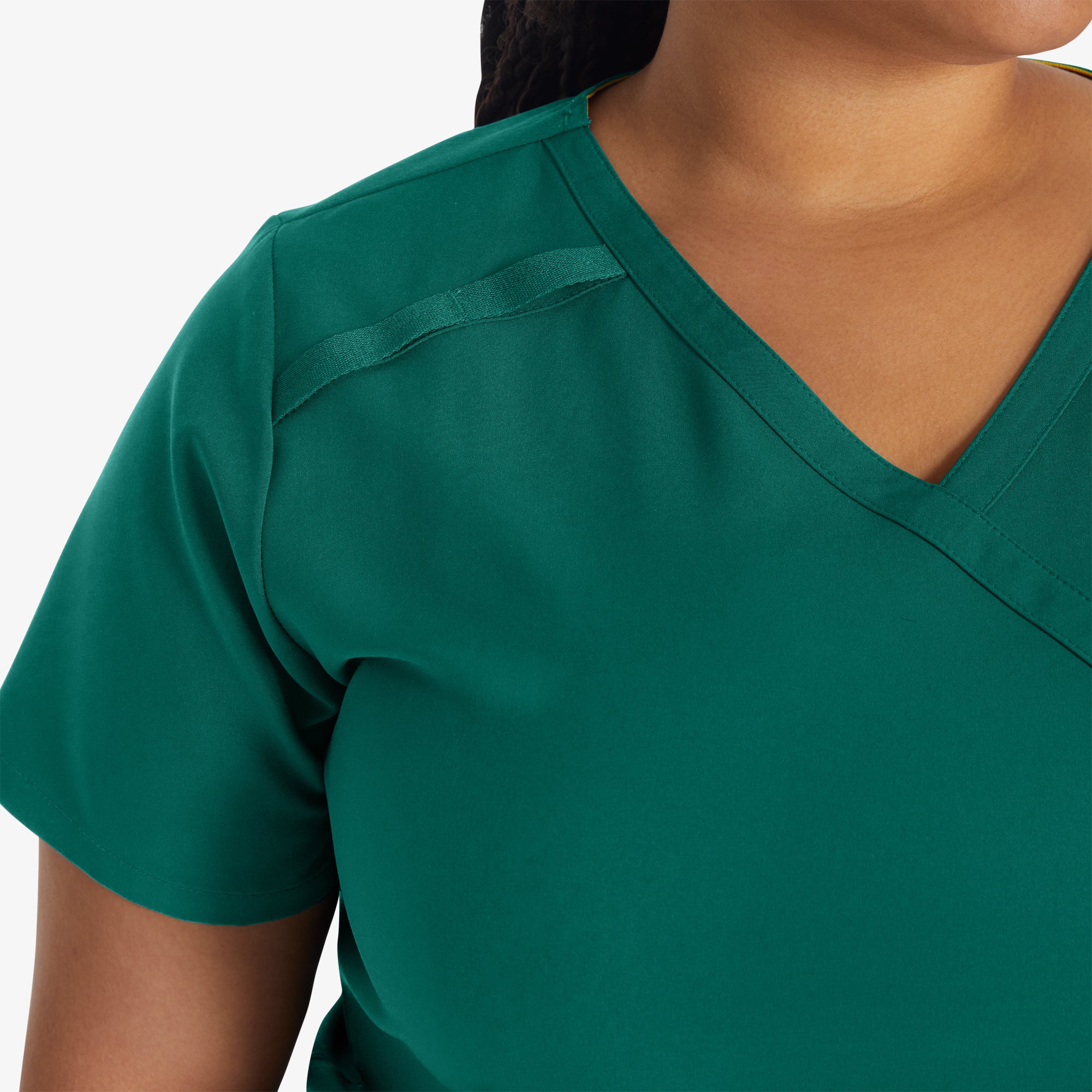 Women's EDS Essentials Mock Wrap Scrub Top - Image 7
