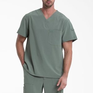 Men's EDS Essentials Tuckable V-Neck Scrub Top