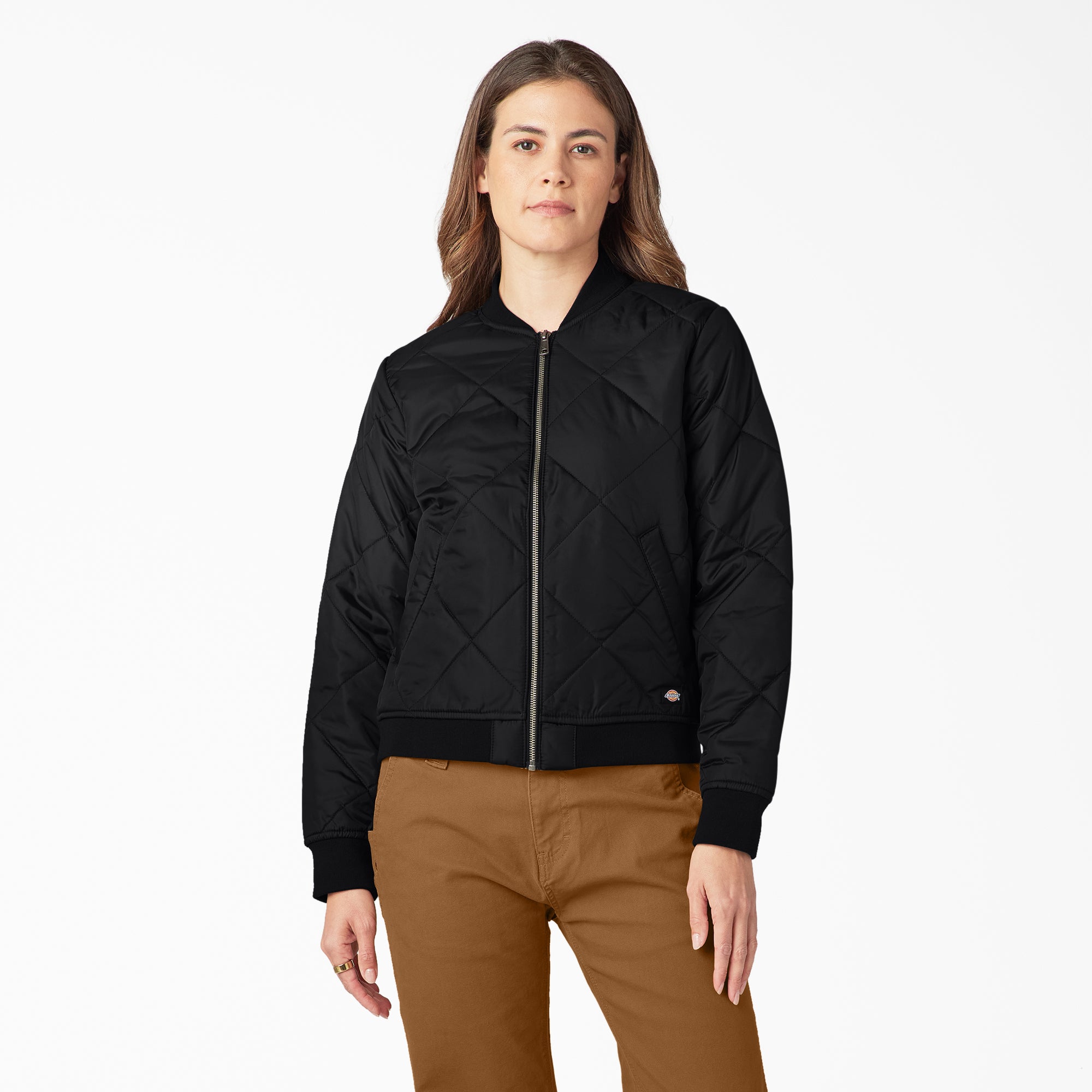 Women's Quilted Bomber Jacket