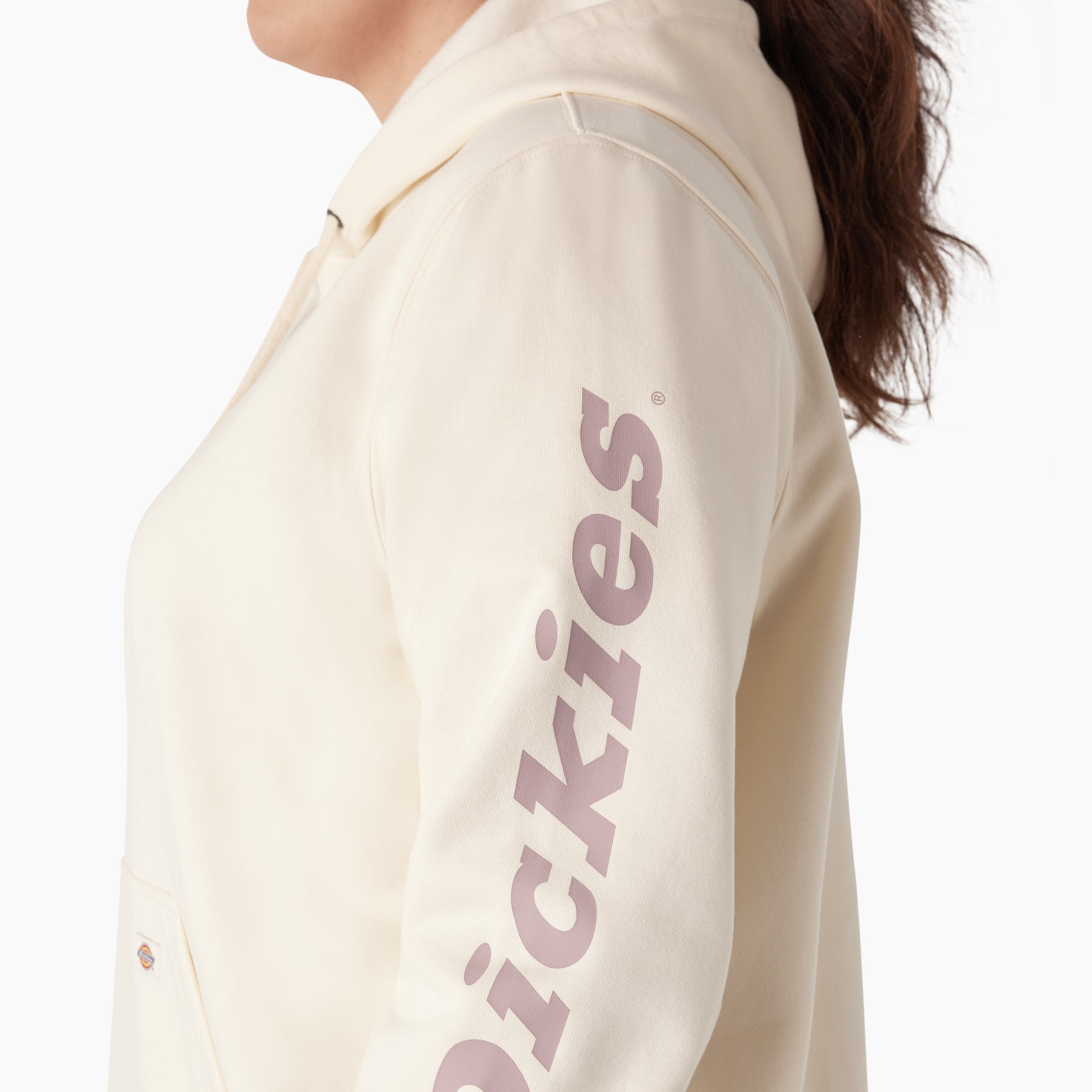 Women's Plus Water Repellent Sleeve Logo Hoodie - Image 7
