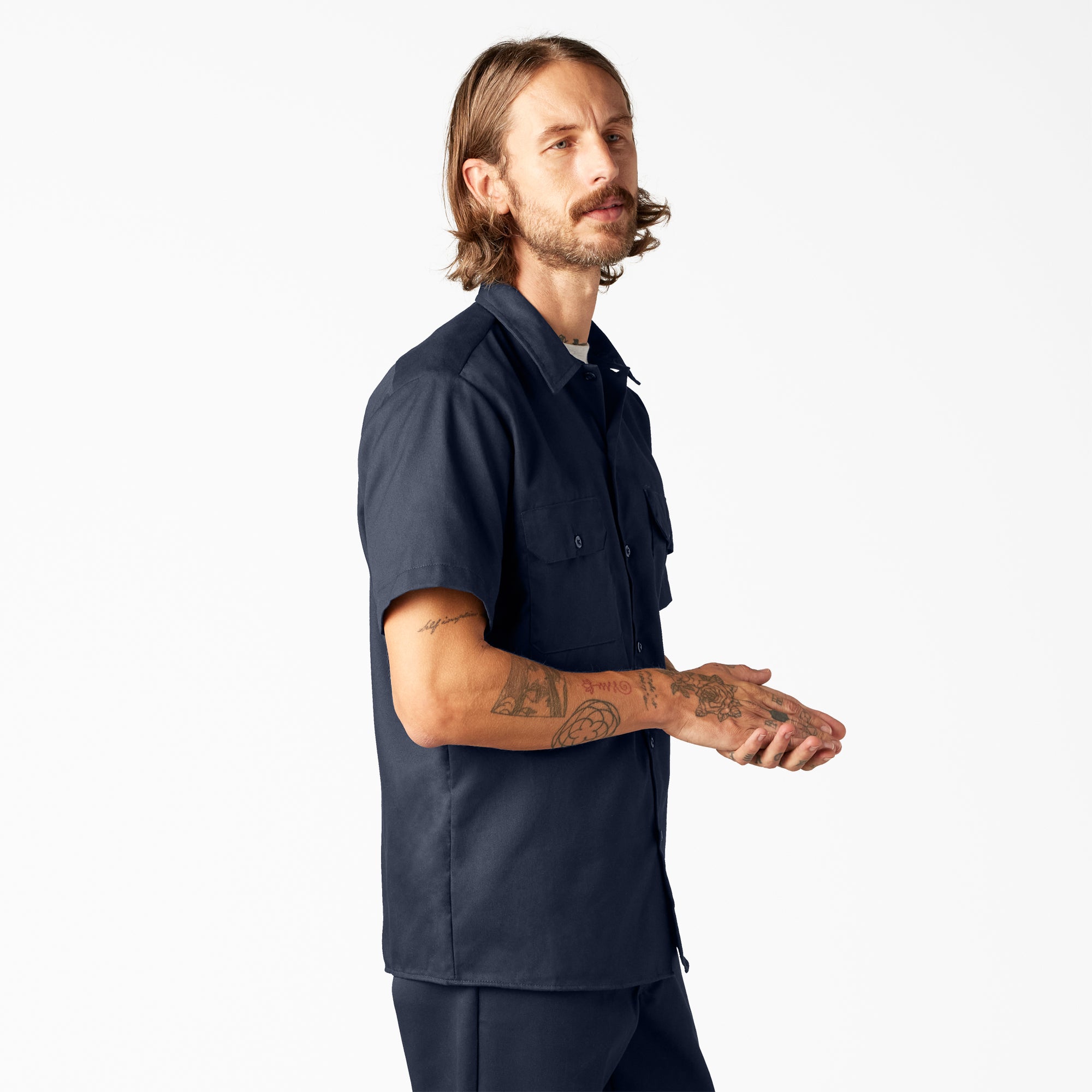 FLEX Slim Fit Short Sleeve Work Shirt - Image 4