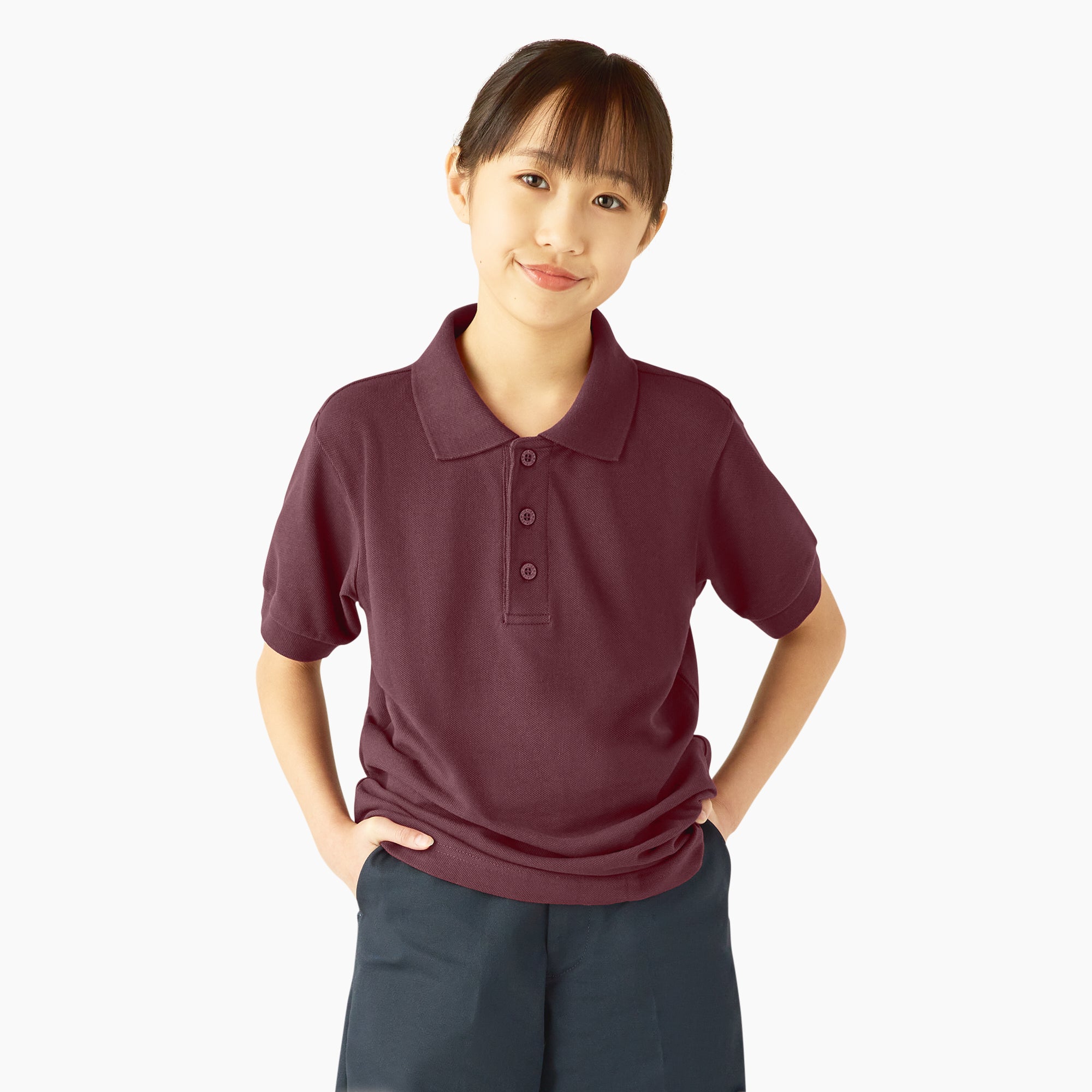Kids' Piqué Short Sleeve Polo