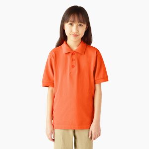 Kids' Piqué Short Sleeve Polo