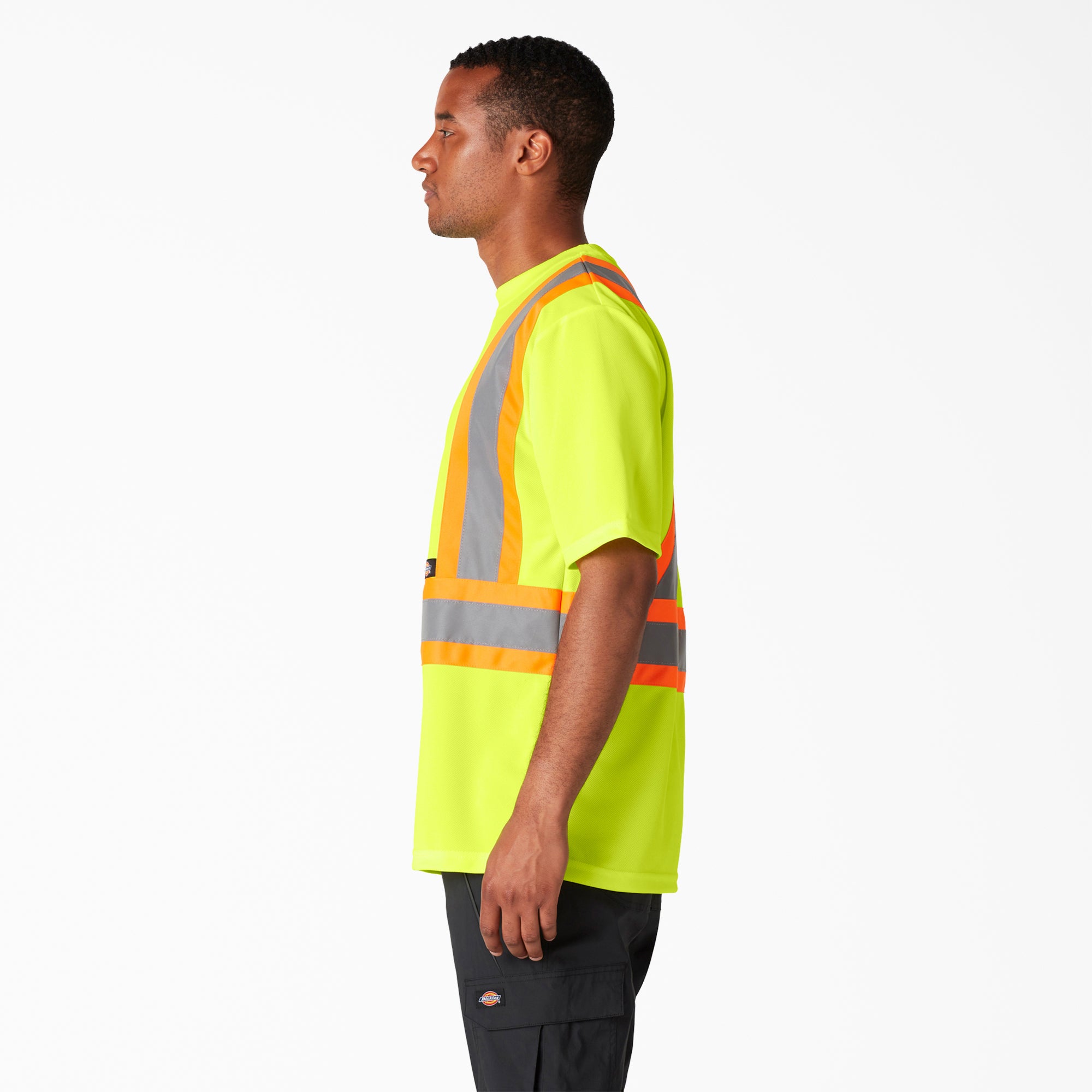 Hi Vis Safety Short Sleeve T-Shirt - Image 3