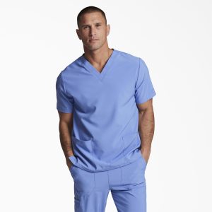 Unisex EDS Essentials V-Neck Scrub Top