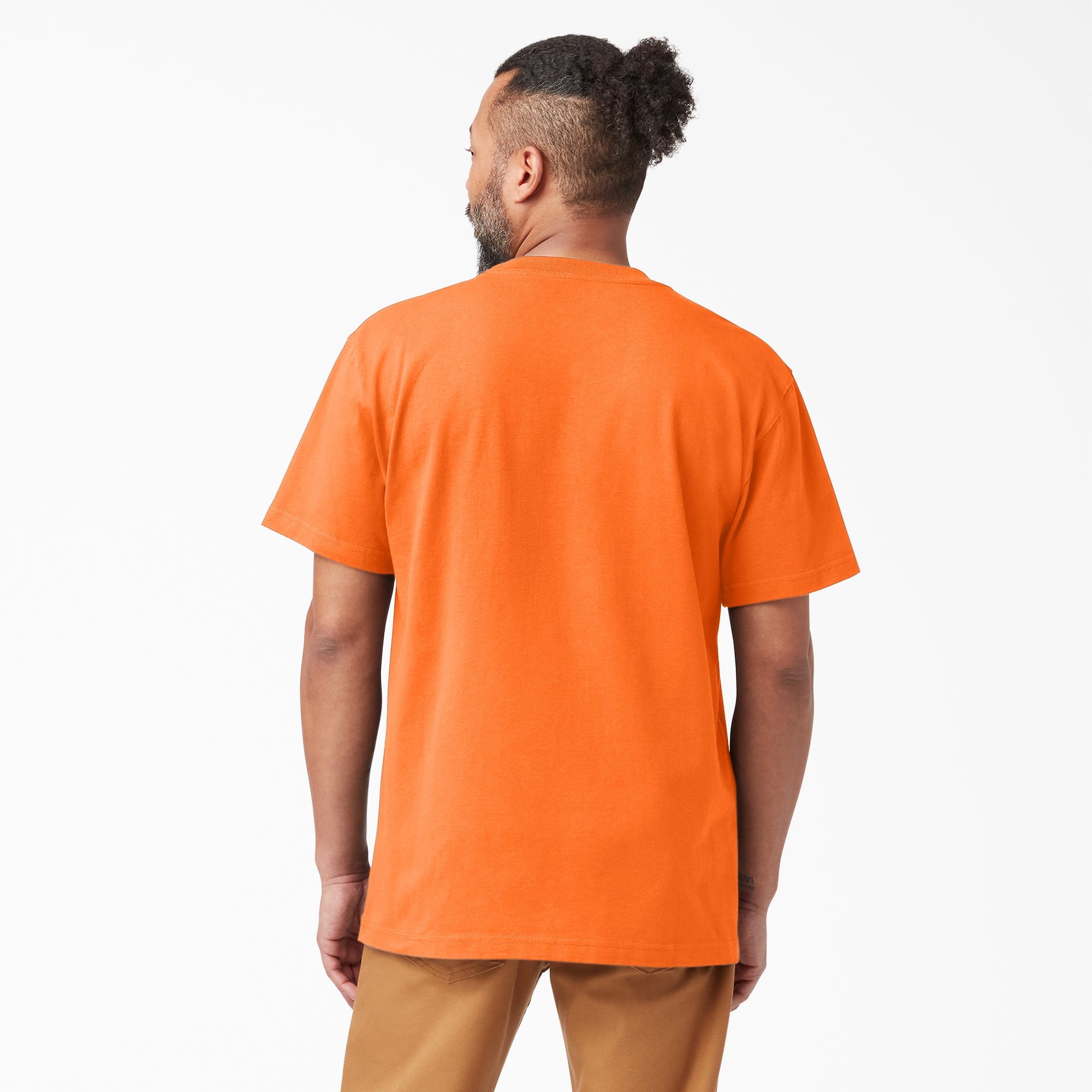 Heavyweight Neon Short Sleeve Pocket T-Shirt - Image 2